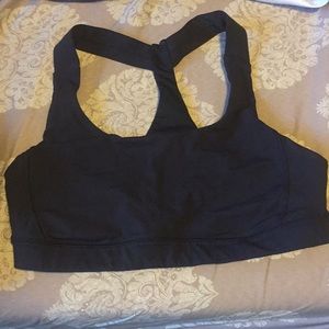 Lulu lemon sports bra all black size 6